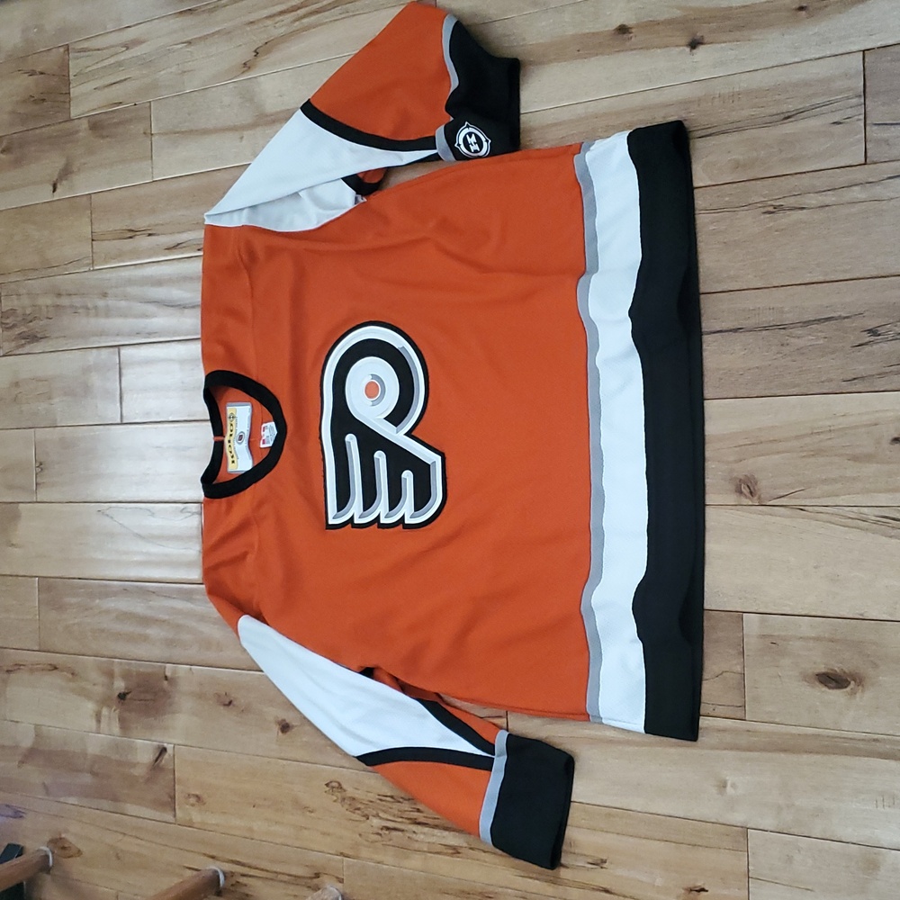 Koho Vintage NFL Philadelphia Flyers Orange Hockey Jersey MENS SZ XXL TOLDER
